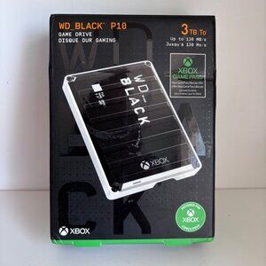 Wd_Black P10 3TB External Game Drive For Xbox Series X/S & Xbox One